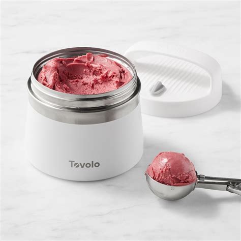 tovolo stainless steel insulated ice cream storage tub