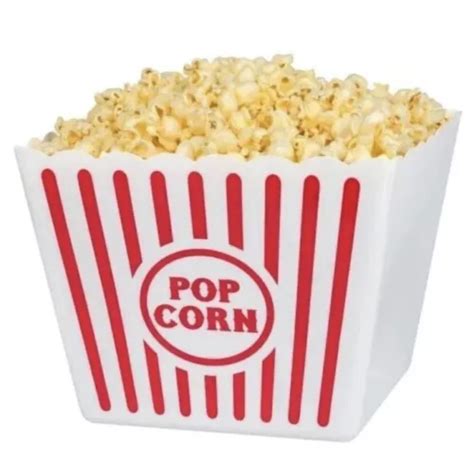 Large Retro Popcorn Bucket Bowls Tubs Movie Theater Tub Reusable Plastic New £10 36 Picclick Uk