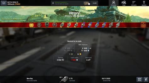 Wot Blitz E Mastery K Dmg On Finish Youtube