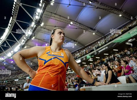 Budapest Jorinde Van Klinken In Action In The Final Of The Discus