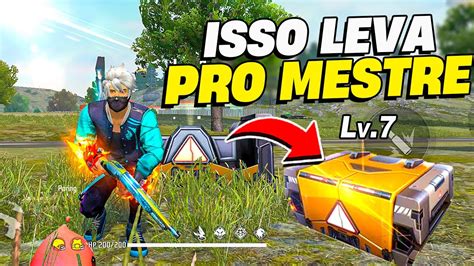 Como Pegar Mestre Muito R Pido E F Cil No Free Fire Youtube