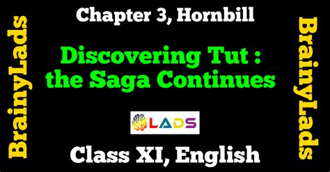 Discovering Tut The Saga Continues Class XI Hornbill