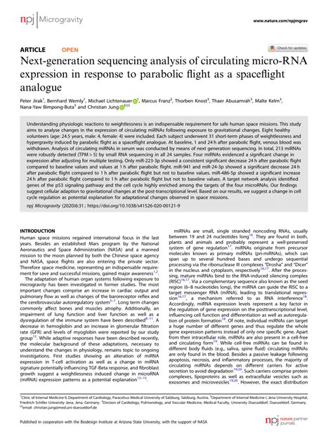 Pdf Next Generation Sequencing Analysis Of Circulating Micro Rna