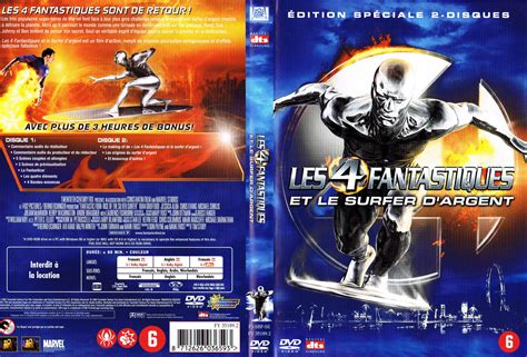 Jaquette Dvd De Les 4 Fantastiques Et Le Surfer Dargent V2 Cinéma