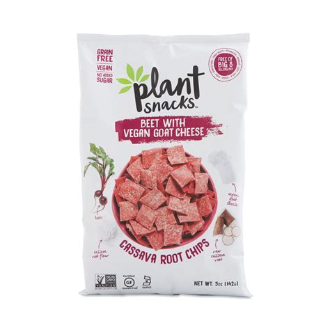 Beets W Goat Cheese Yuca Root Chips By Plant Snacks Thrive Market