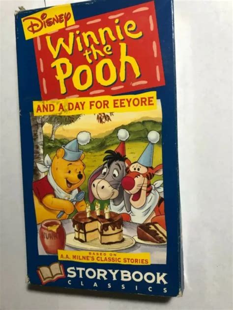 DISNEY STORYBOOK CLASSICS VHS Tape Winnie The Pooh And A Day For Eeyore