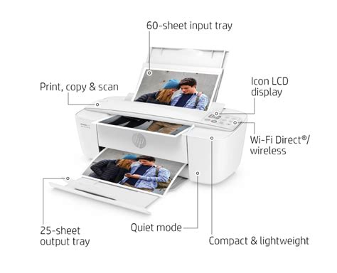 HP DeskJet 3772 All-in-One Wireless Color Inkjet Printer – Vinneltech