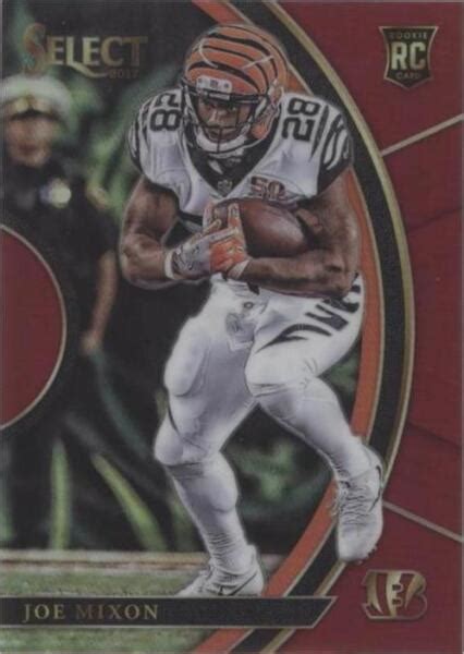 2017 Panini Select Concourse Maroon Prizm 32 Joe Mixon 99 RC For