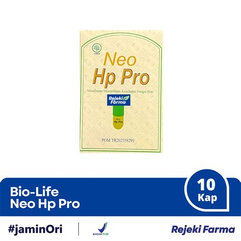 Jual BPOM Neo HP Pro 1 Strip 10 Kapsul HpPro BioLife Obat Fungsi