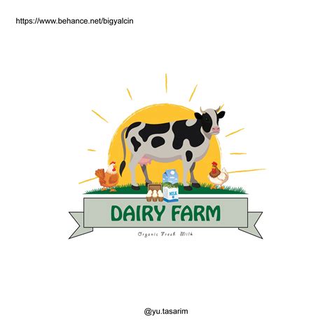 Dairy Logo Design Cow With Chicken Logo Dairy Farm Logo Template Farmers Logo Barn Logo