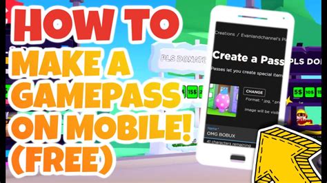 How To Make A Gamepass In Roblox Pls Donate IPhone Android