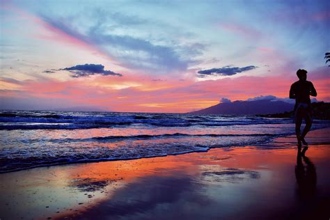 Sunset off the coast of Maui, Hawaii. Still the most magnificent sunset ...