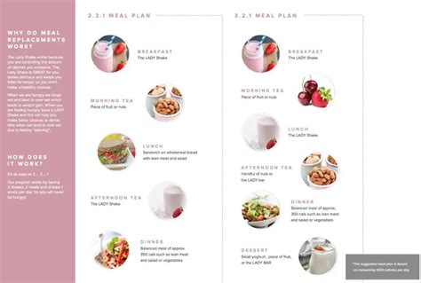 The Lady Shake Suggested Meal Plan Recipe The Lady Shake Blog