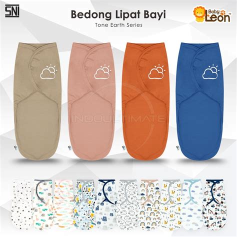 Jual Baby Leon Selimut Bedong Lipat Bayi Bc Bedong Bayi Instan Kain