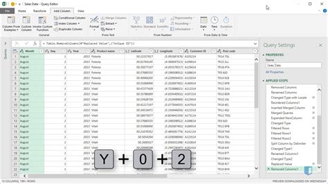 Add A Column In Power Query Printable Timeline Templates