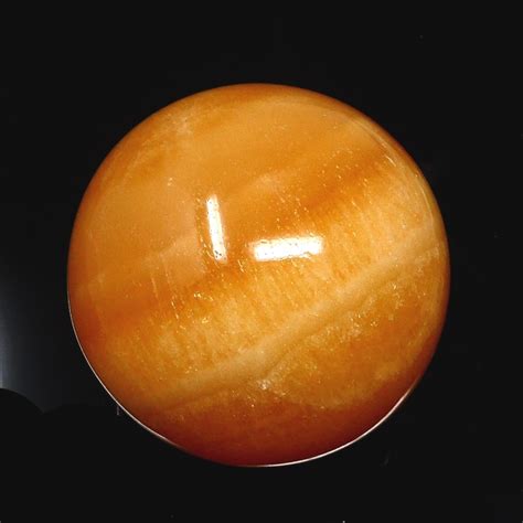 Orange Calcite Sphere 65mm The Crystal Man