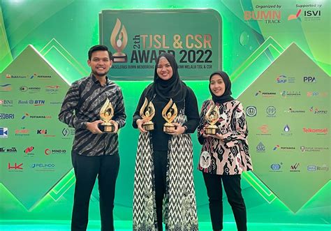 Pertagas Borong Empat Penghargaan TJSL CSR Award BUMN Track 2022