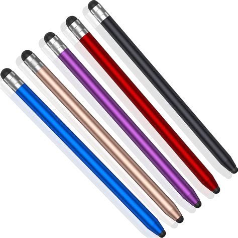 Stylus Pens For Touch Screens 5 Pcs Sensitivity And Precision Stylus Capacitive Stylus Pen For