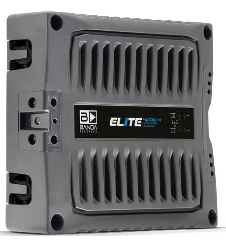 Módulo Amplificador Banda Elite 4000 4 Wrms 2 Ohms 4 Canais Bridge 4