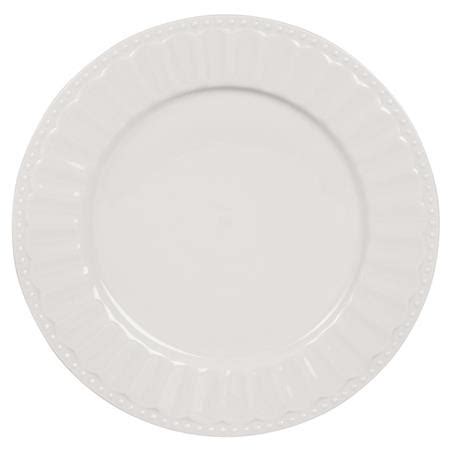 Assiette Plate En Porcelaine Blanche Maisons Du Monde