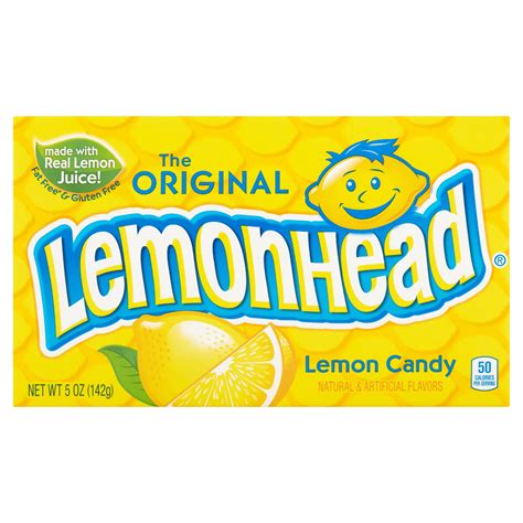 Lemonhead Original Lemon Candies 5 Oz Theater Box