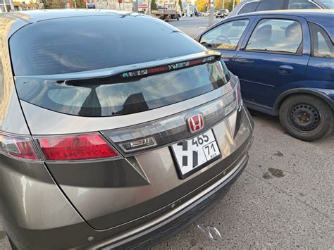#40 Задняя люстра Type R / Рамки номера / Шарик ручки КПП — Honda Civic ...