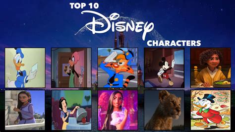 My Top 10 Disney Characters By Lewdchucke On Deviantart