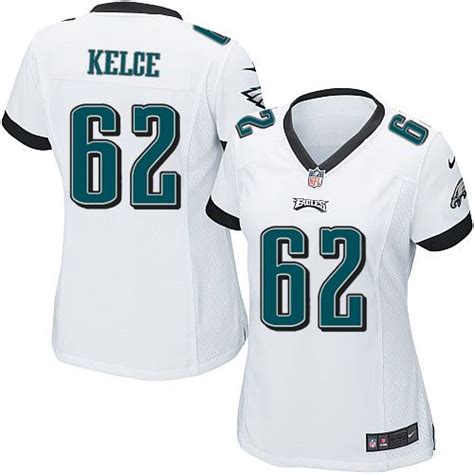 Nike Limited Jason Kelce White Womens Jersey Philadelphia Eagles 62