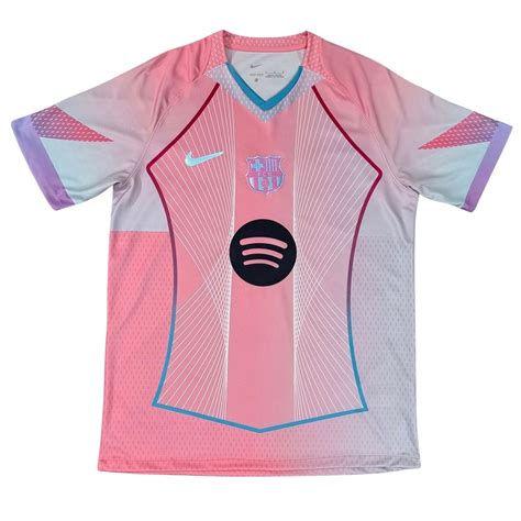 fc barcelona pink special jersey pluto kits