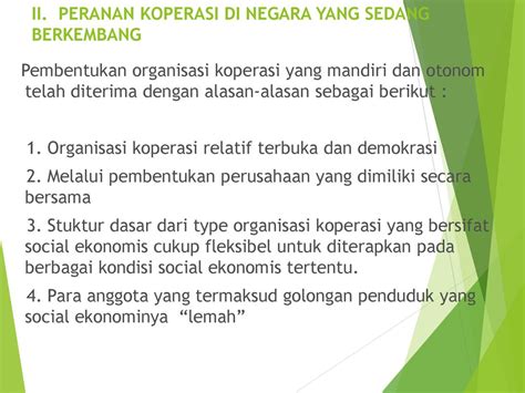 Peranan Koperasi Dalam Pembangunan Sosial Dan Ekonomi Indonesia Ppt