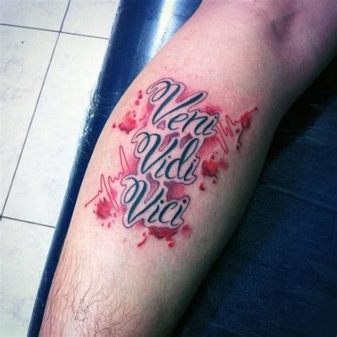 60 Unique Veni Vidi Vici Tattoo Designs For Men