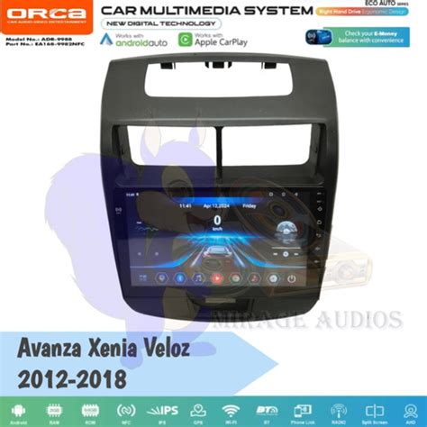 Jual Head Unit Android Orca Eco Avanza Xenia Veloz Inch