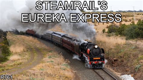 R Powers Up The Straight Steamrail S Eureka Express Youtube