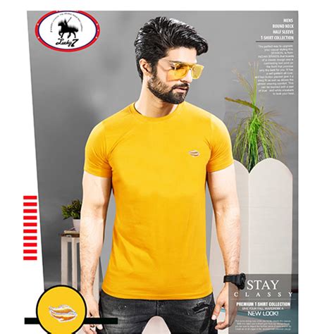 Mrnts Yellow Mens Plain T Shirt Age Group Adults At Best Price In