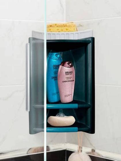 Suporte Organizador Cantoneira Shampoo Sabonete Banheiro N Variedades