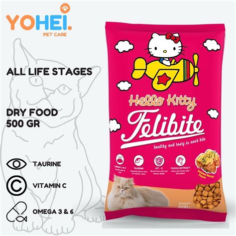 Jual Felibite Salmon Mentai Cat Food Dry Freshpack Gr Shopee Indonesia