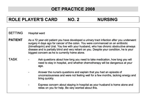 Oet Speaking Test Format Explained The E Language Blog