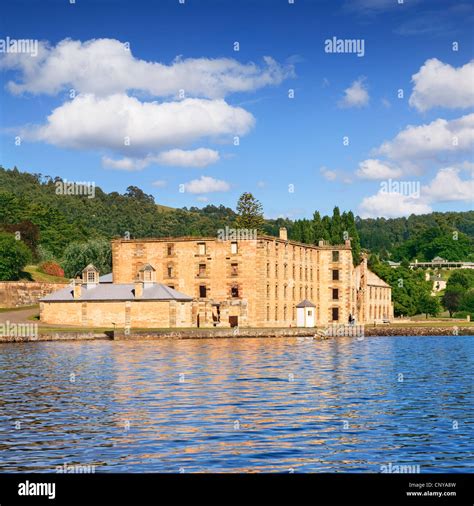 The ruins of Port Arthur Penitentiary, Tasmania, Australia, from the ...