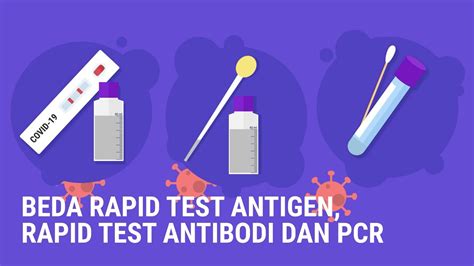 Ini Beda Rapid Test Antigen Rapid Test Antibodi Dan Pcr Youtube