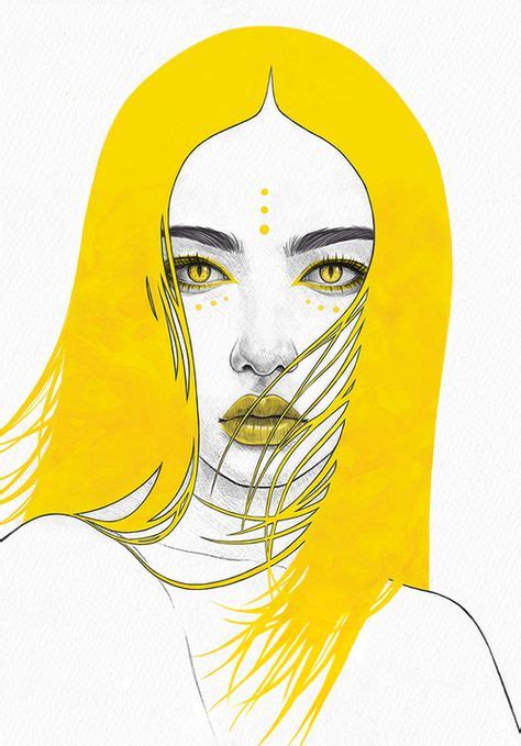 10 Yellow Series Tomasz Mro Ideas Art Sketches Illustration Art