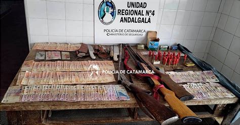 Esclarecen Un Robo Domiciliario Y Secuestran Armas De Fuego Y Dinero En