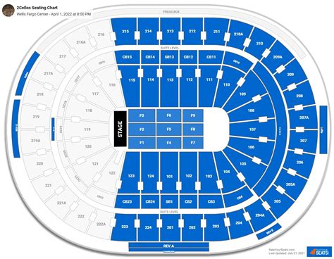 Wells Fargo Center Seating Charts for Concerts - RateYourSeats.com