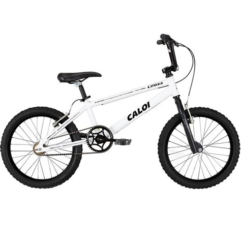 Bicicleta Aro 20 Caloi Cross Branca Aro 20 No CasasBahia Br