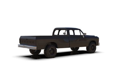 Dodge Ram Clubcap 250 1991 Truck 3d Model 3d Printable Cgtrader