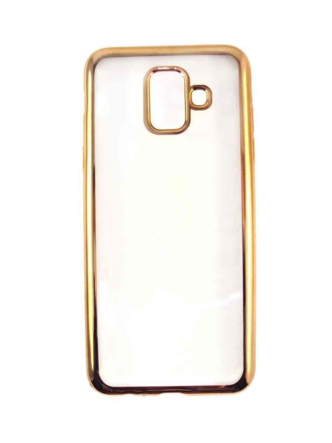 Capa Samsung Galaxy A Gel Ultra Slim Transparente Dourada