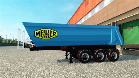 Skin Meiller Kipper Semi Trailer To The For Euro Truck Simulator 2