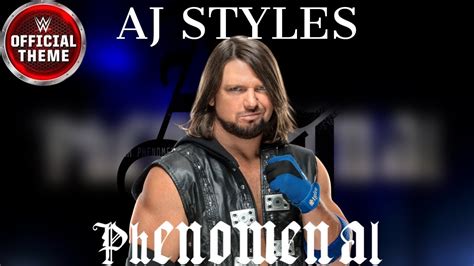 Aj Styles Phenomenal Entrance Theme Youtube