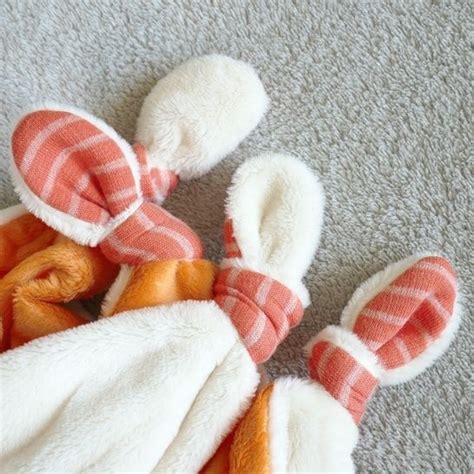 BUNNY LOVEY Baby Comforter PDF Pattern Tuto Couture Facile Doudou