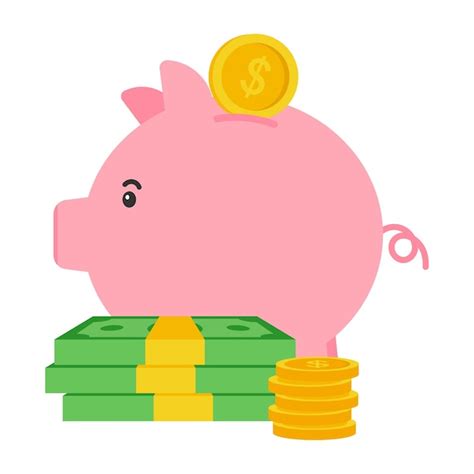 Premium Vector Piggy Bank Icon