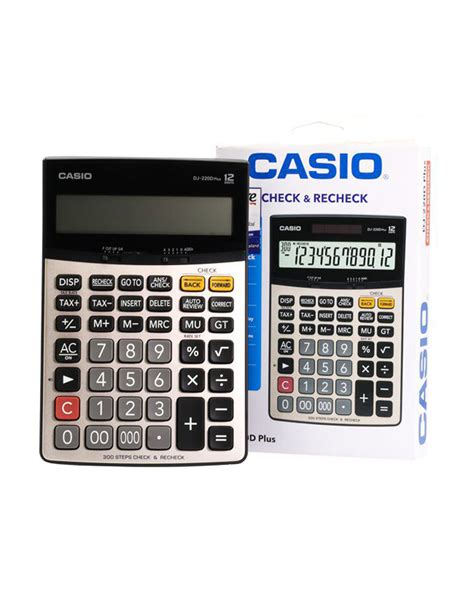 Smcd Calculatrice De Bureau Casio Dj D Plus